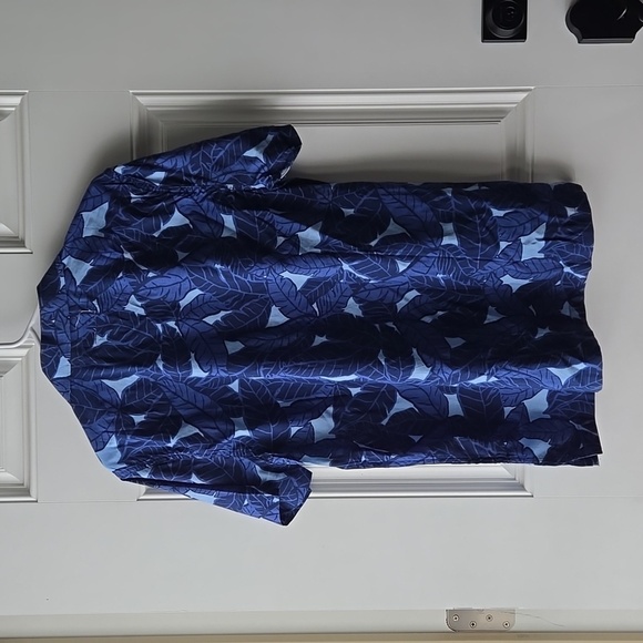 Onia Vacation Leaf Print Shirt - Picture 4 of 7